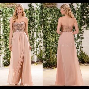 Jasmine Bridal RoseGold dress Style: B183064